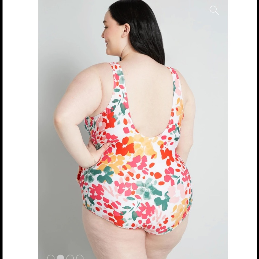 ModCloth NWOT The Bonita One-Piece Floral Swimsuit - Picture 2 of 4